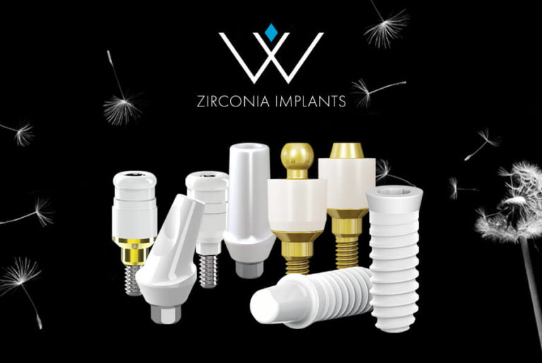 Zirconia Implants and Abutments <br>Dental products to replace missing teeth.